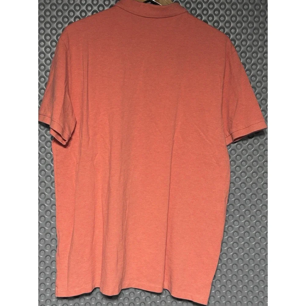 Polo Ralph Lauren Mens Classic Fit Mesh Pique Polo Shirt XL Orange Coral